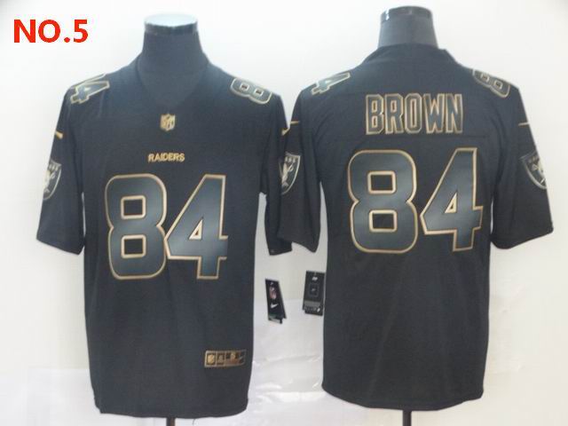 Men's Las Vegas Raiders 84 Antonio Brown Jersey NO.5;